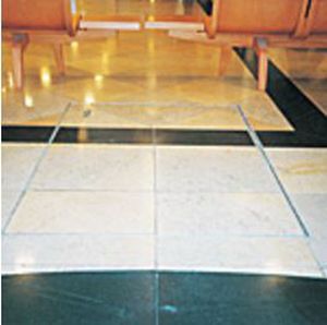 Luke für Fliesenboden / für Fußböden / quadratisch / Aluminium - TER l