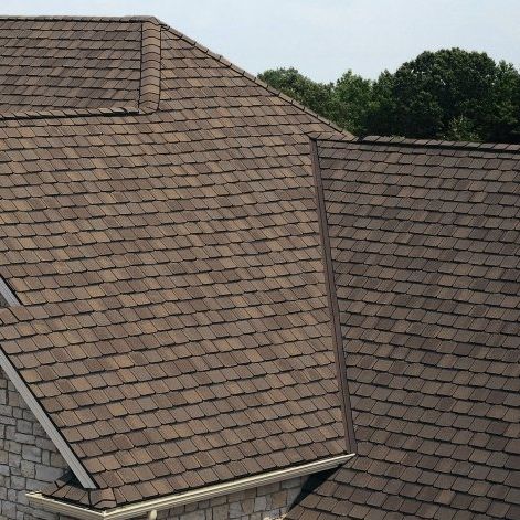 Asphalt-Dach - GRAND MANOR® - Certain Teed - Schiefer / Ziegeloptik