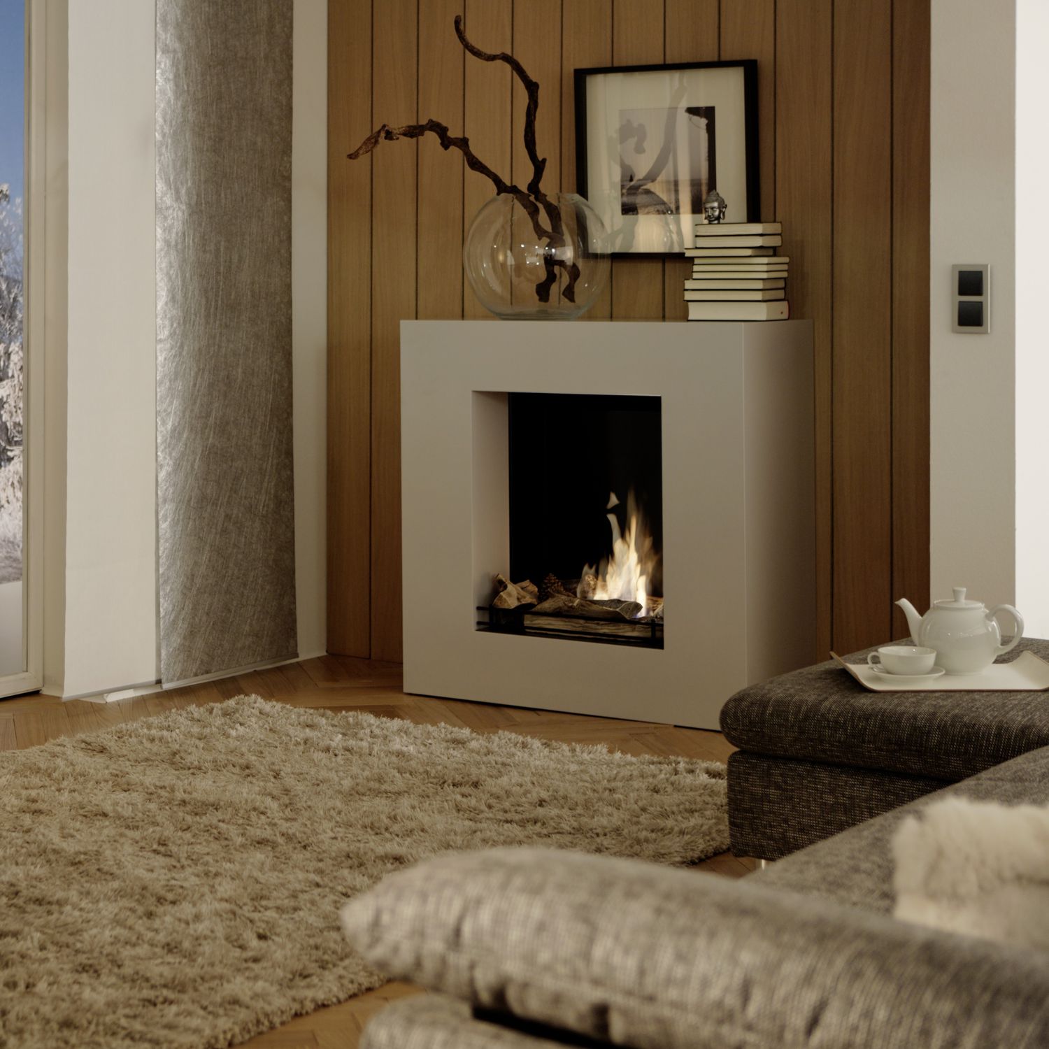 Elektrokamin - ALPHA-LINEA - CAS400 - Kamin-Design GmbH & Co KG