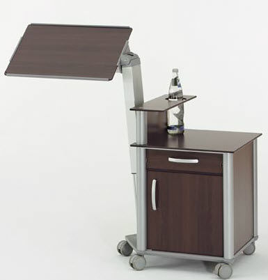 Moderner Nachttisch K 940 Völker Holz / quadratisch