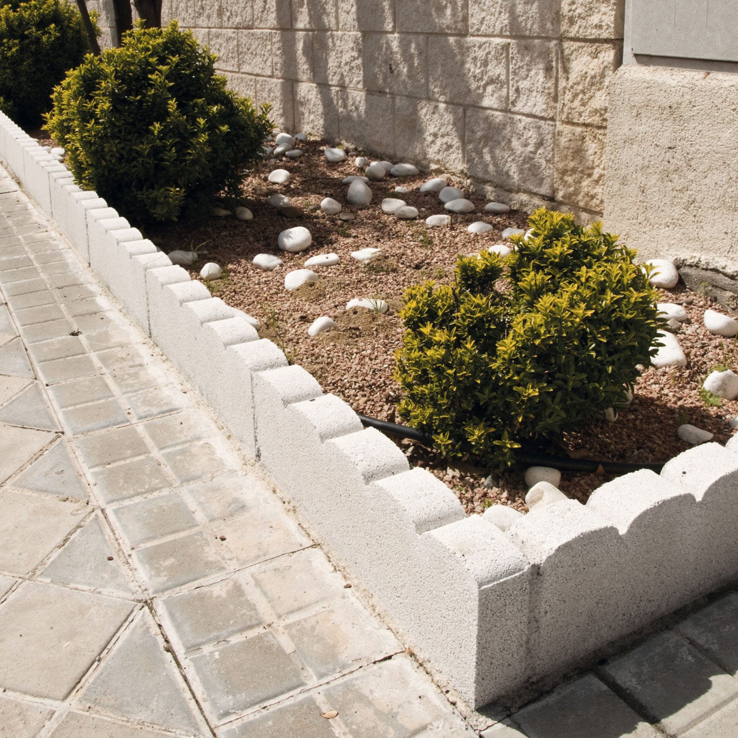 Randstein für Garten TARRAGONA Verniprens Beton / Rundbogen