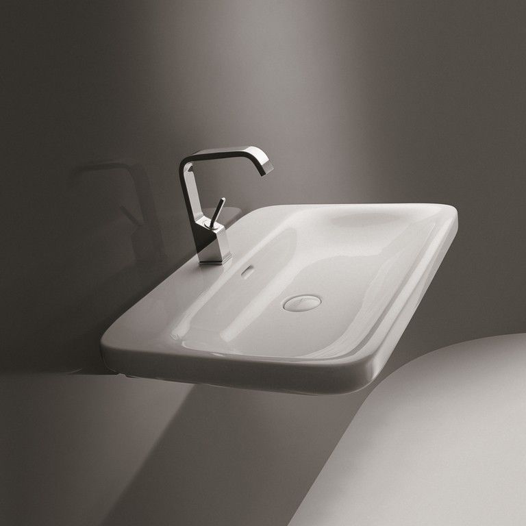 Wand-Waschbecken - START - Ws Bath Collections - quadratisch / Keramik