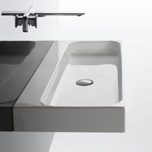 Wand-Waschbecken - UNIT 120 - Ws Bath Collections - rechteckig