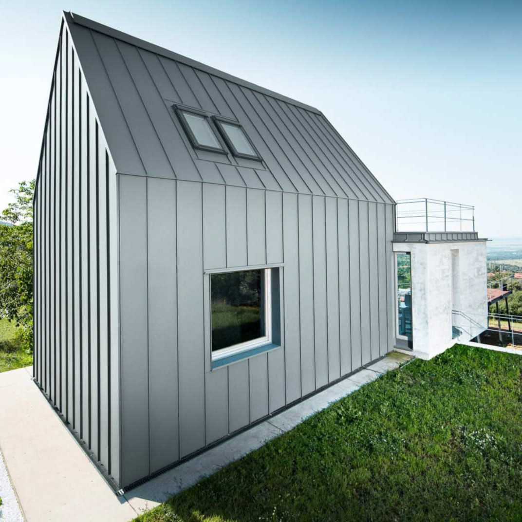 Aluminium-Dachbahn - PREFALZ® - PREFA Aluminiumprodukte GmbH - Stehfalz