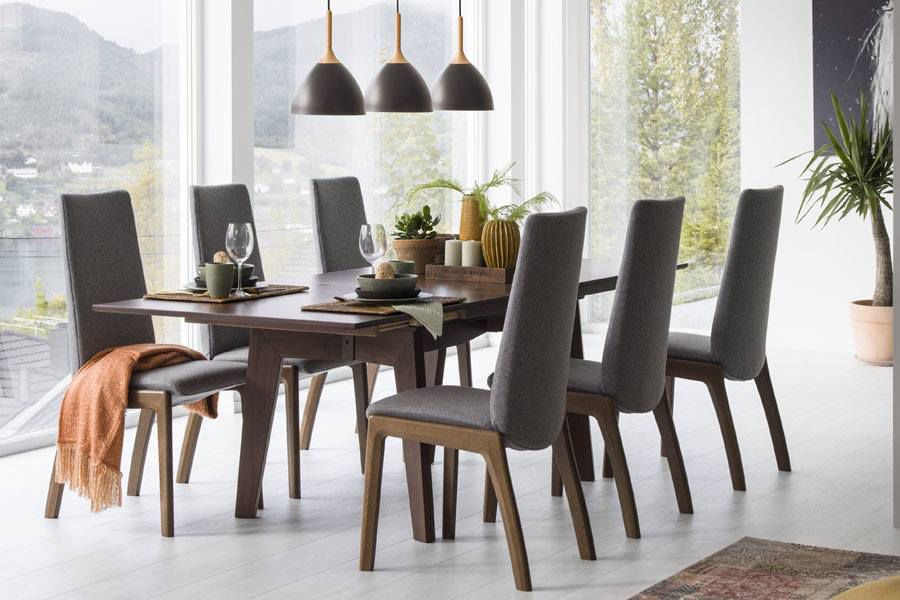 Moderner Esszimmerstuhl - LAUREL D100 - Ekornes - Polster / mit hoher