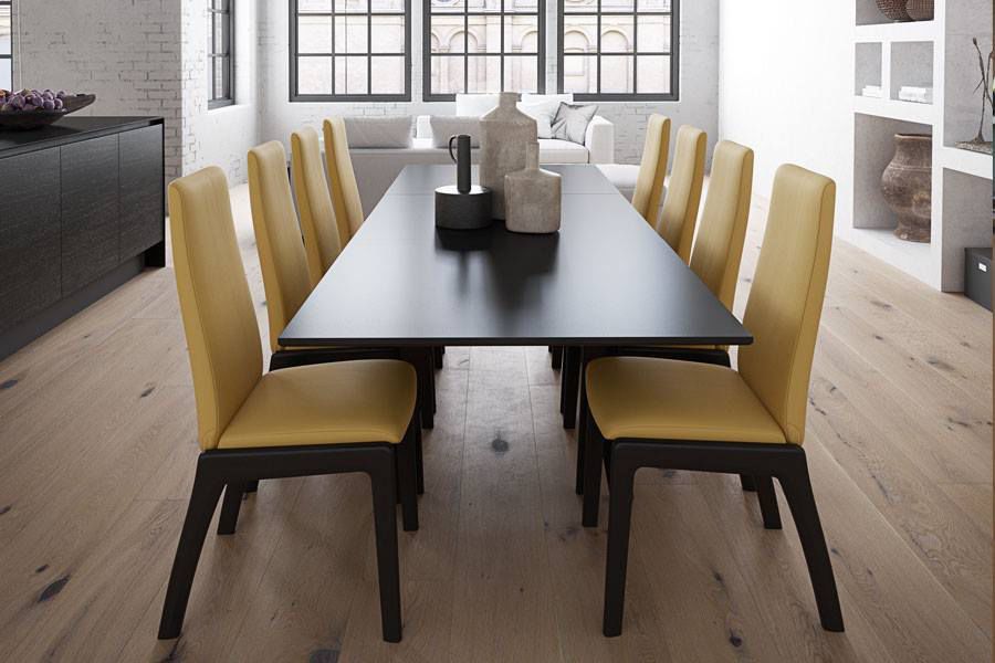 Moderner Esszimmerstuhl - LAUREL D100 - Ekornes - Polster / mit hoher