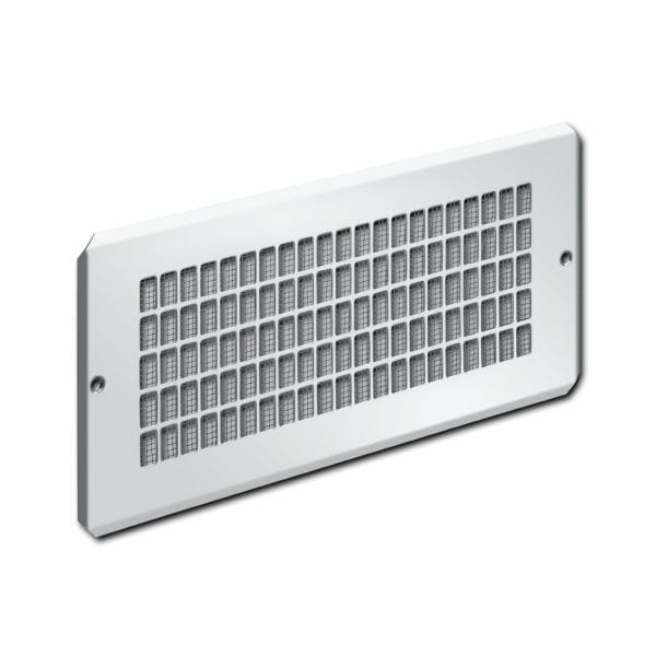 EdelstahlLüftungsgitter PL121 Pluggit rechteckig
