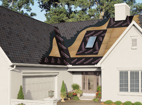 Abdichtungsbahn für Dächer - WEATHERLOCK® - Owens Corning Insulation