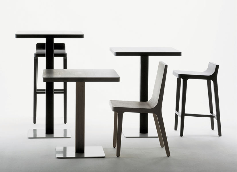 Moderner Bistrotisch / Metall / aus Eiche / rund EMEA by JeanLouis
