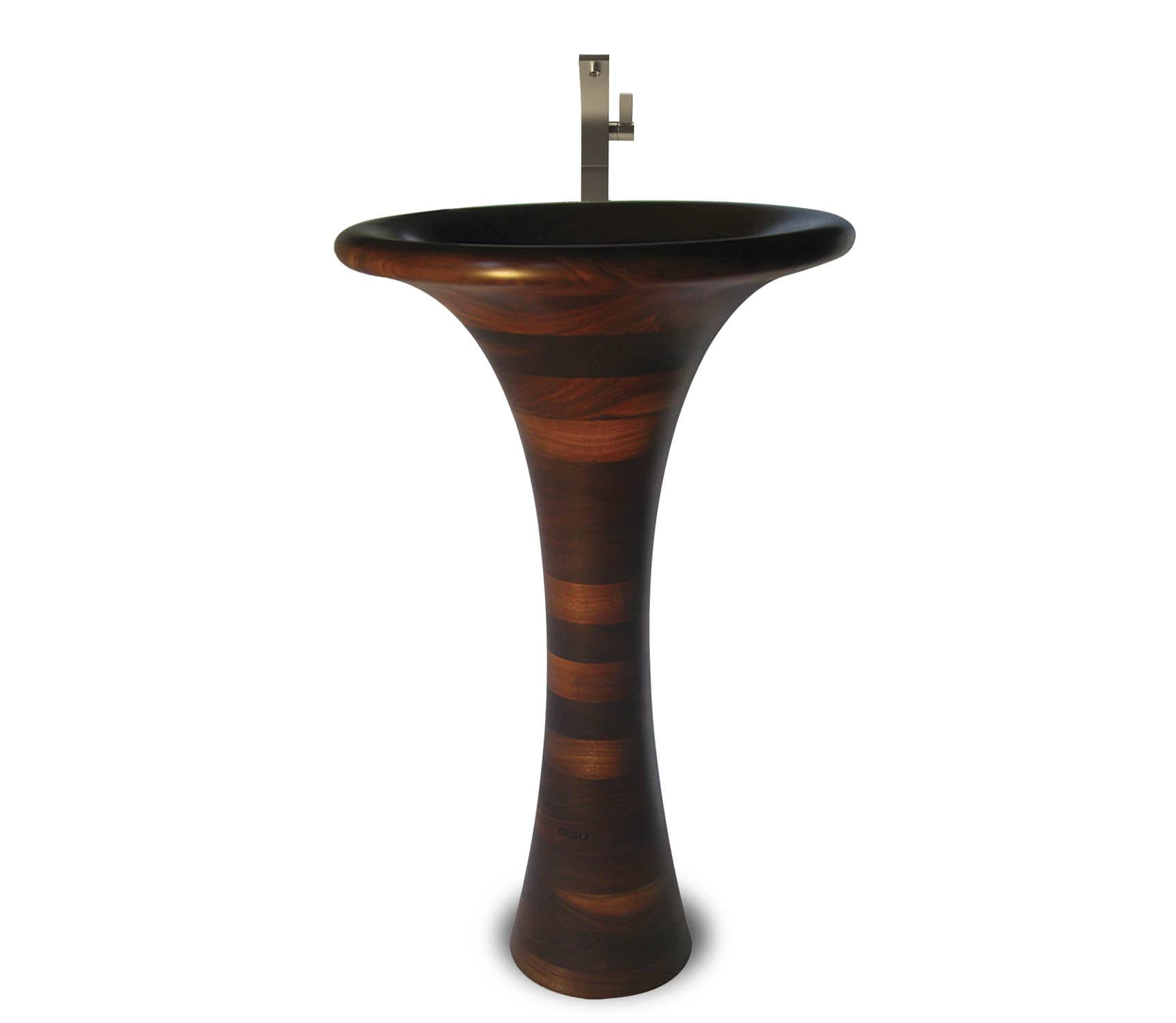 Freistehendes Waschbecken DAGAMI Unique Wood Design Holz / rund