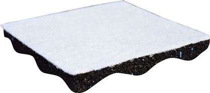 DAMTEC Sonic Trittschalldämmung 10m² Rolle - Bautenschutzmatte Für Dachterrassen & Balkone