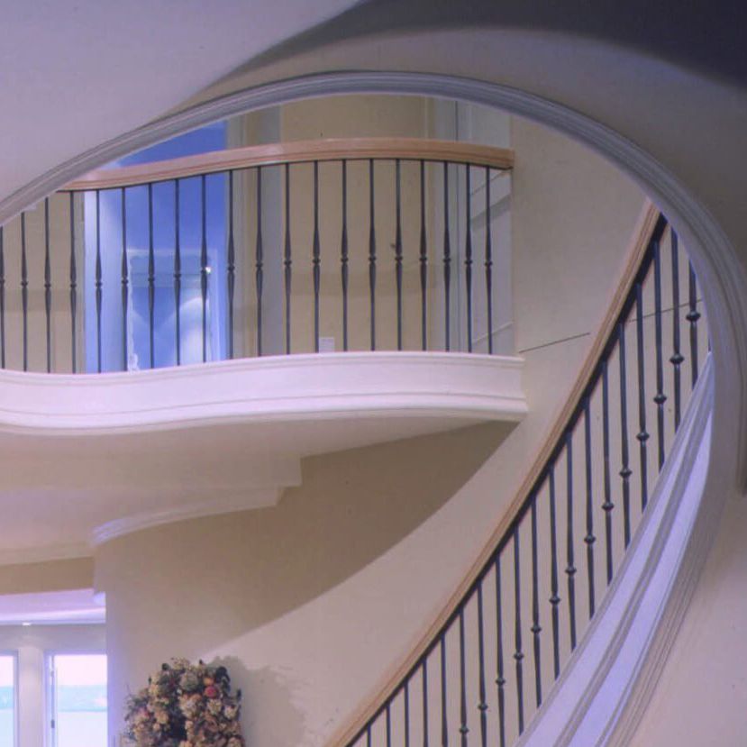 Schmiedeeisen-Geländer - RUSTIQUE - GRANDE FORGE - mit Stangen