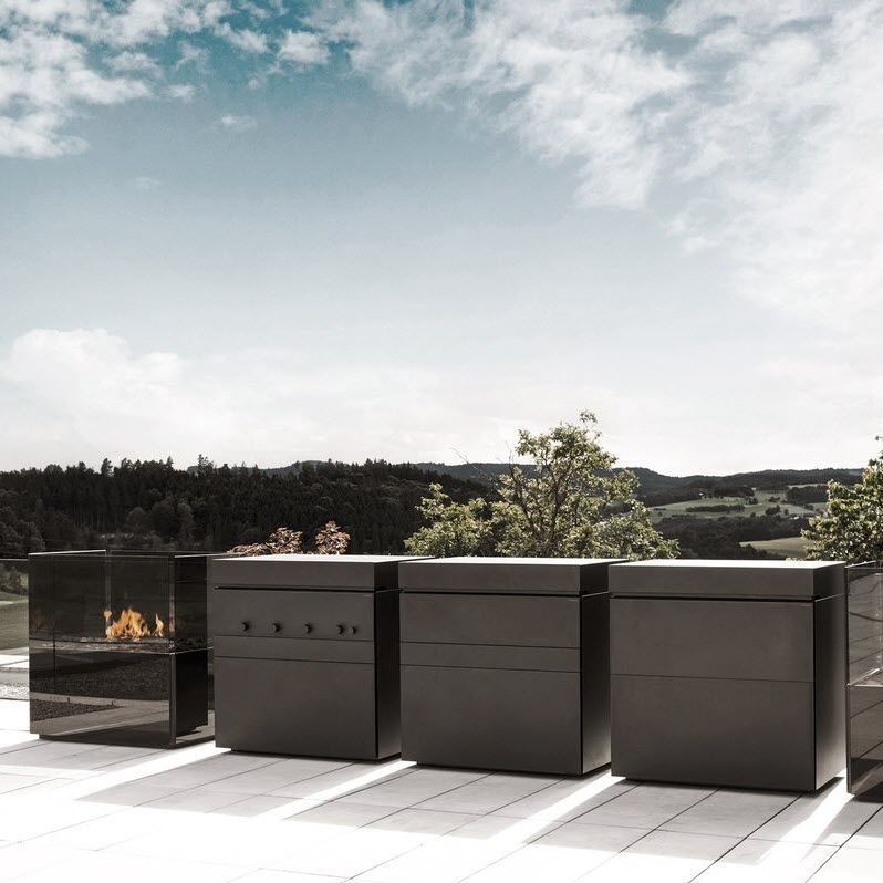 Moderne Küche - ROCK.AIR - Steininger Designers - Edelstahl