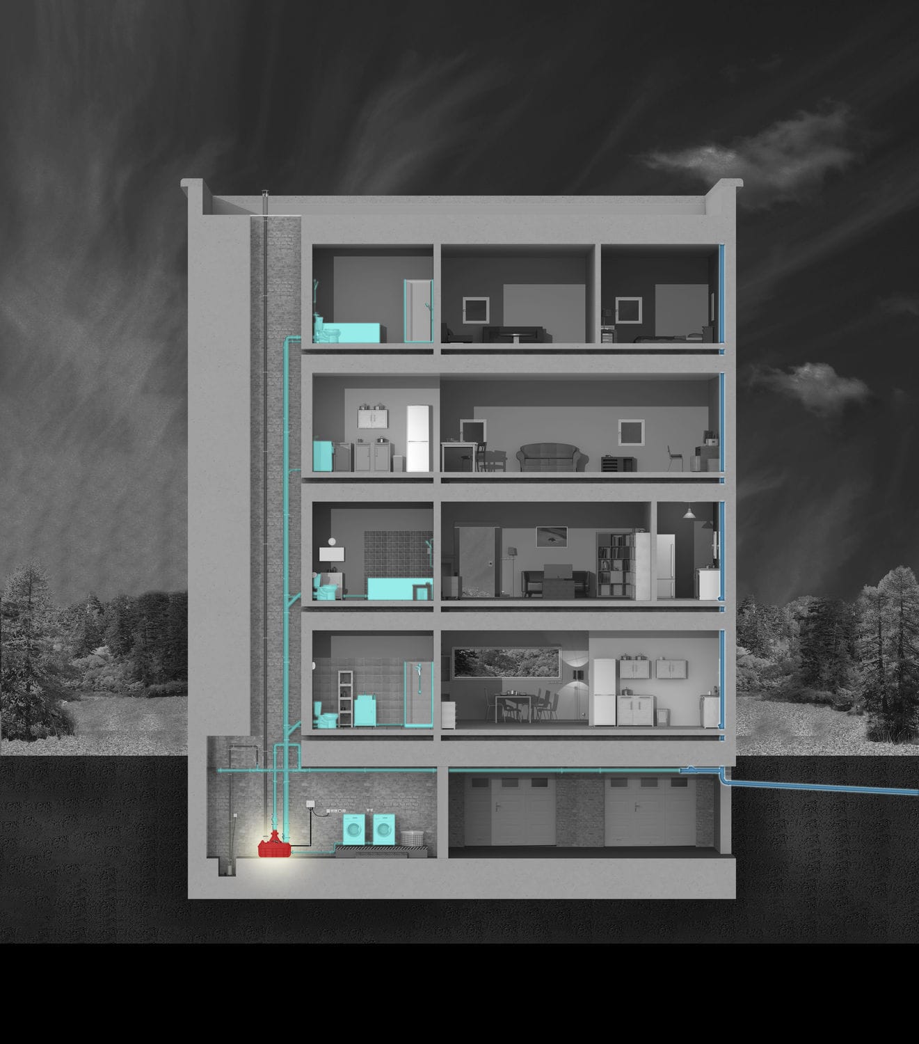 Pumpstation - SANICUBIC 2 XL - SFA Sanitrit Espana