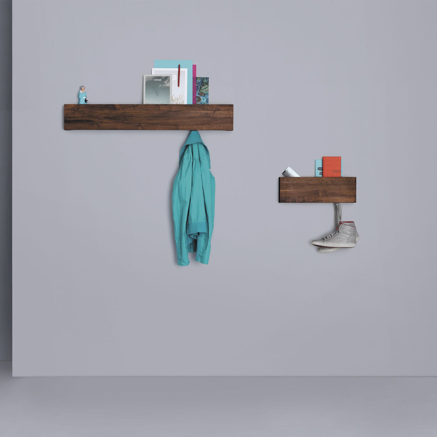 Wandmontierter Garderobenständer - HIDE & PARK - ZEITRAUM - modern