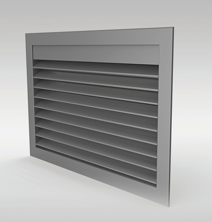 Düsengitter Aluminium – 300x500 Mm, Für Heiß-/Kaltluft, 45° Klappe, Für Wand & Decke