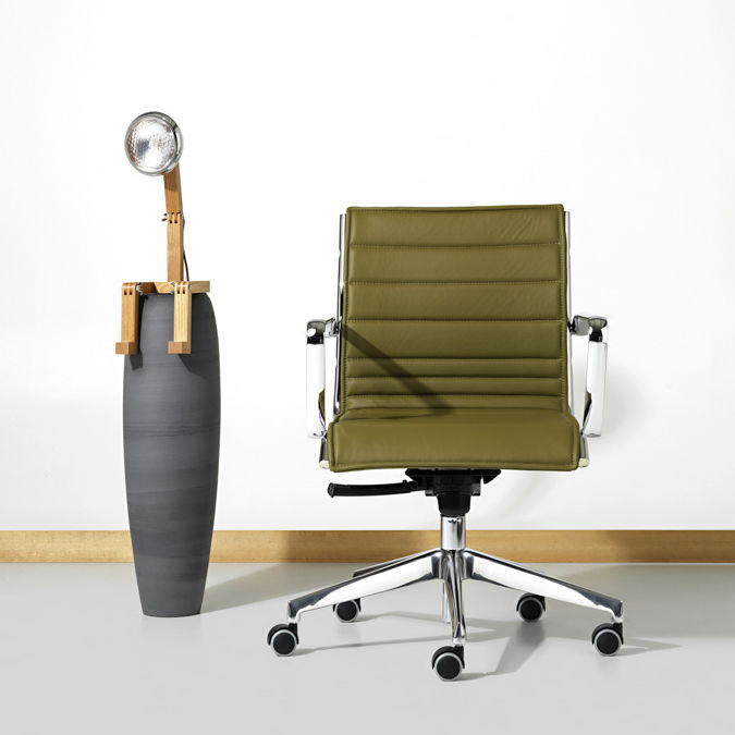 Moderner Bürosessel AUCKLAND Diemme Stoff / Aluminium