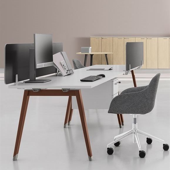 Schreibtisch für Open Space DV804 EPLACE Della Valentina Office