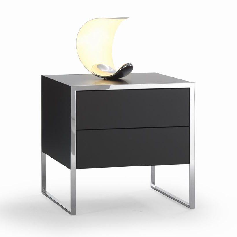 Moderner Nachttisch - SMART - YOMEI - aus Eiche / Holzfurnier