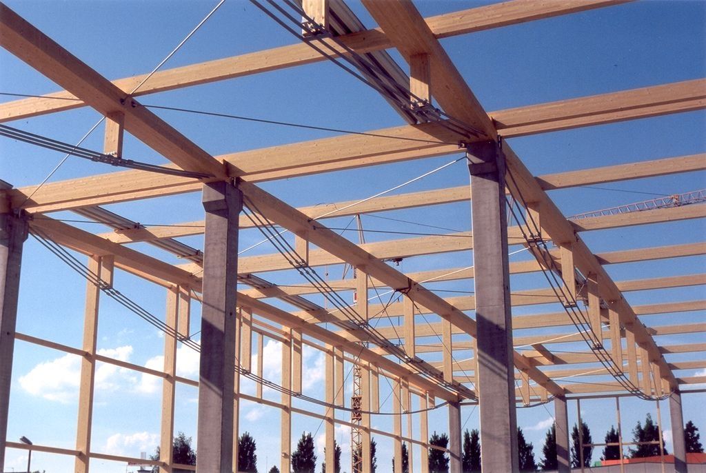 Holzträger - TRUSSED BEAMS - Wiehag - Rechteck / Drazhtgeflecht