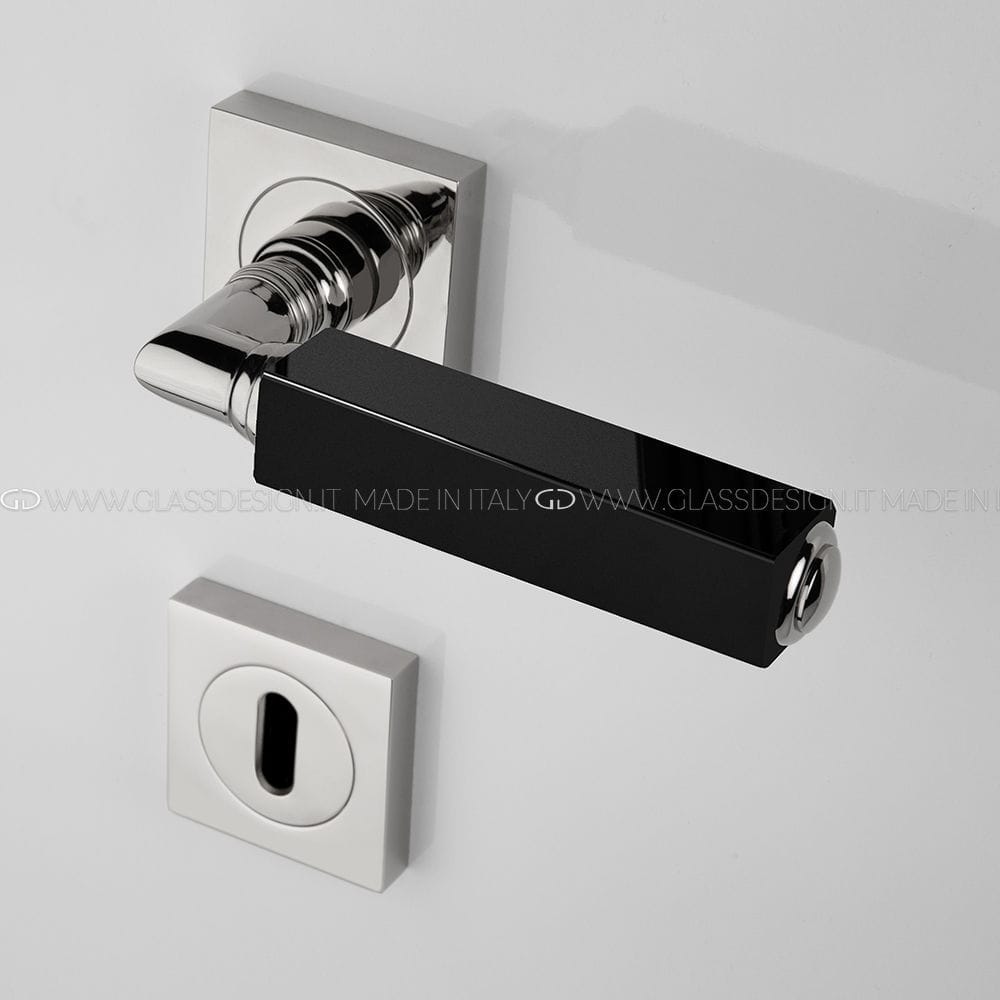 Türgriff Cube GLASS DESIGN Srl Messing / Kristall / modern