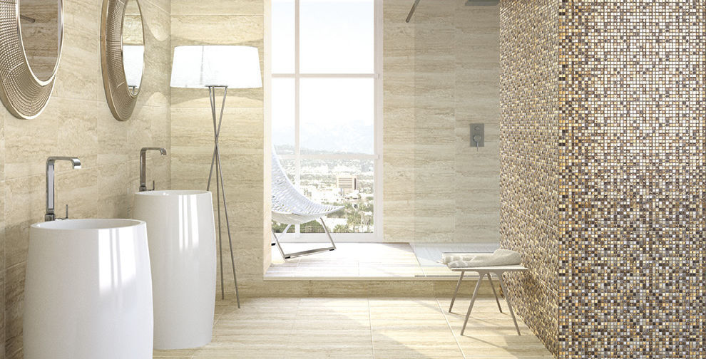 Badezimmer-Fliesen - BRUXELLES - APE - für Böden / Keramik / Hochglanz