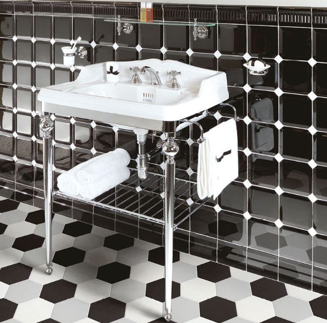 Waschbecken-Unterbau / poliertes Messing - MENERVA - ETRURIA