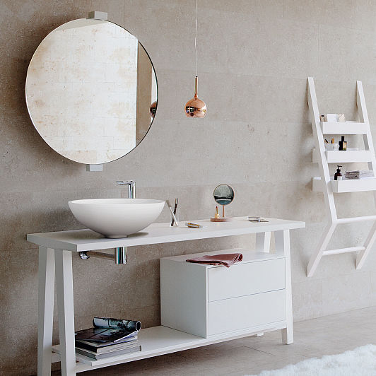 Aufsatzwaschbecken - 40400 - GRAFF - rund / aus Corian® / modern