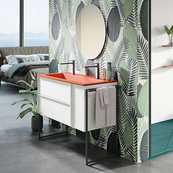 Moderner Badezimmer-Schrank - URBAN FURNITURE - ACQUABELLA - Holz