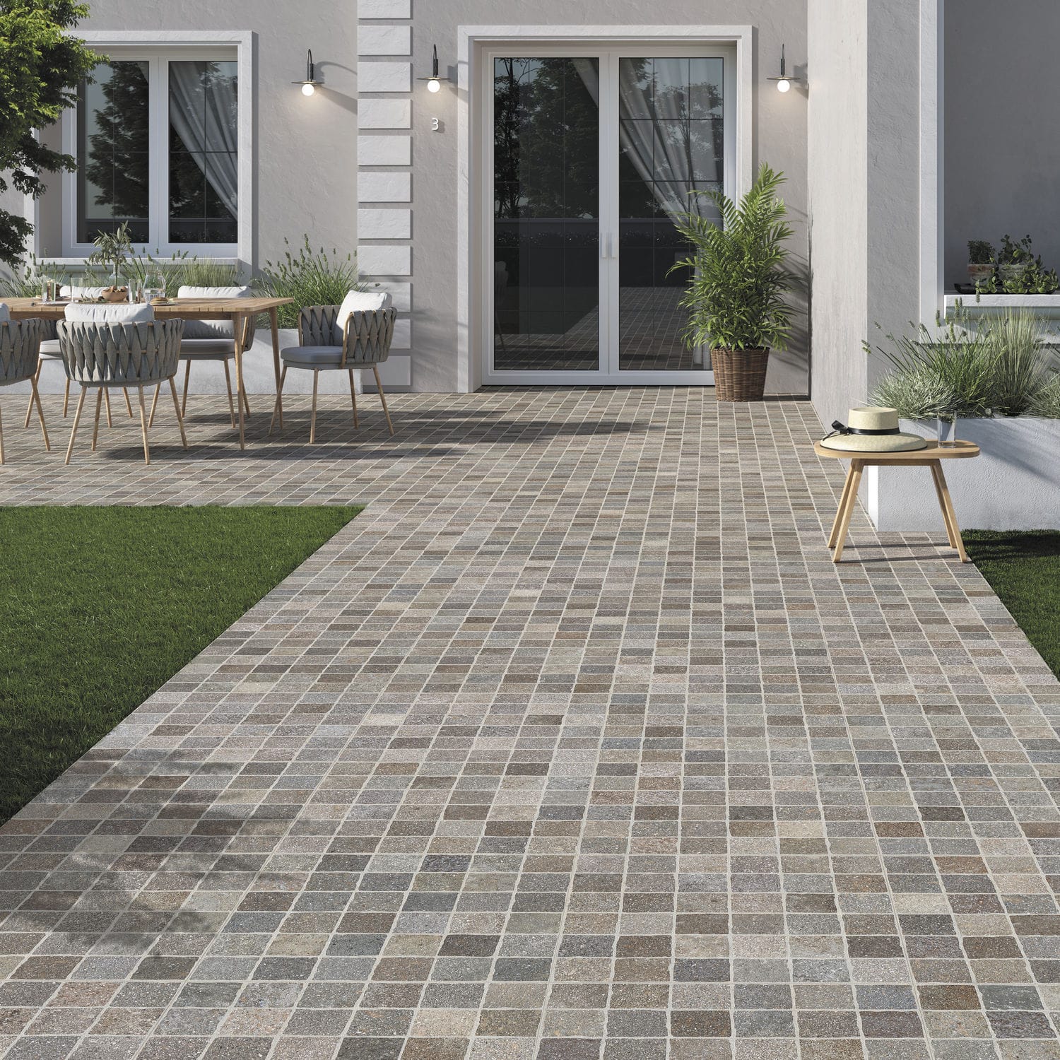 Fliesen für den Außenbereich BRUNO LINEARE Ceramica Rondine für Garten / bodenstehend
