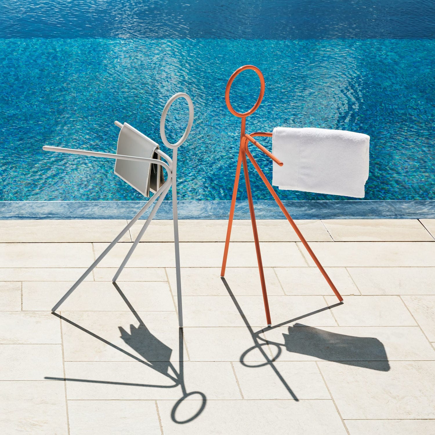 Handtuchhalter / 2 Stangen STEWARD Myyour bodenstehend / Metall