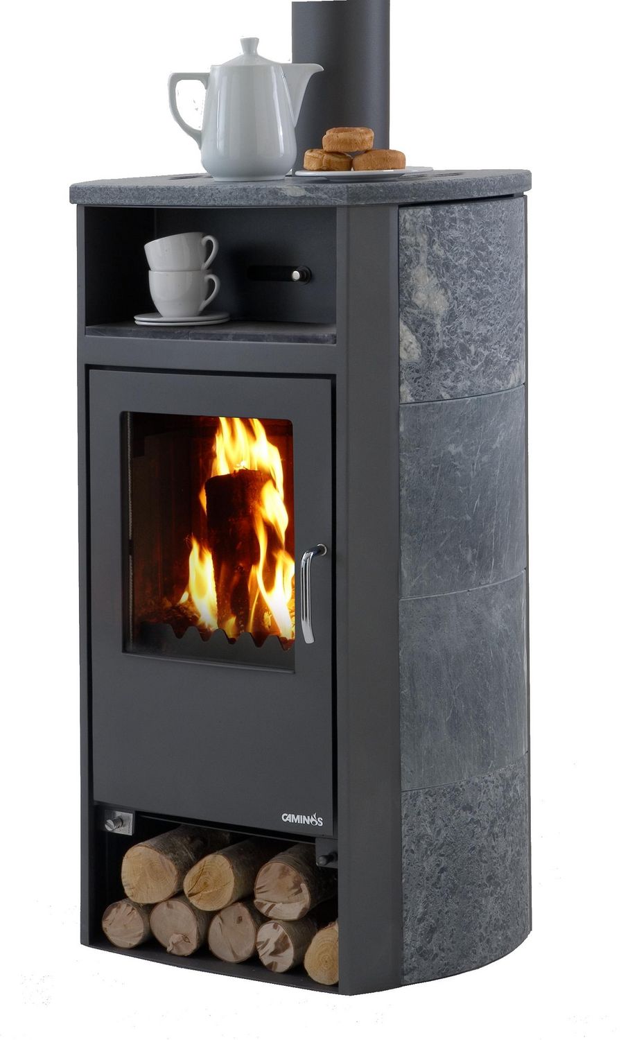 Holz-Kaminofen - VULKANO - Caminos Kaminöfen Produktions- und Vertriebs