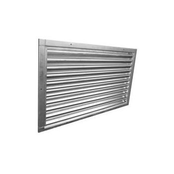 späth Rohrlüftungsgitter 21-SV-C-ZN/825x75, senkrechte Lamellen, Stahl verzinkt, SM main image 0