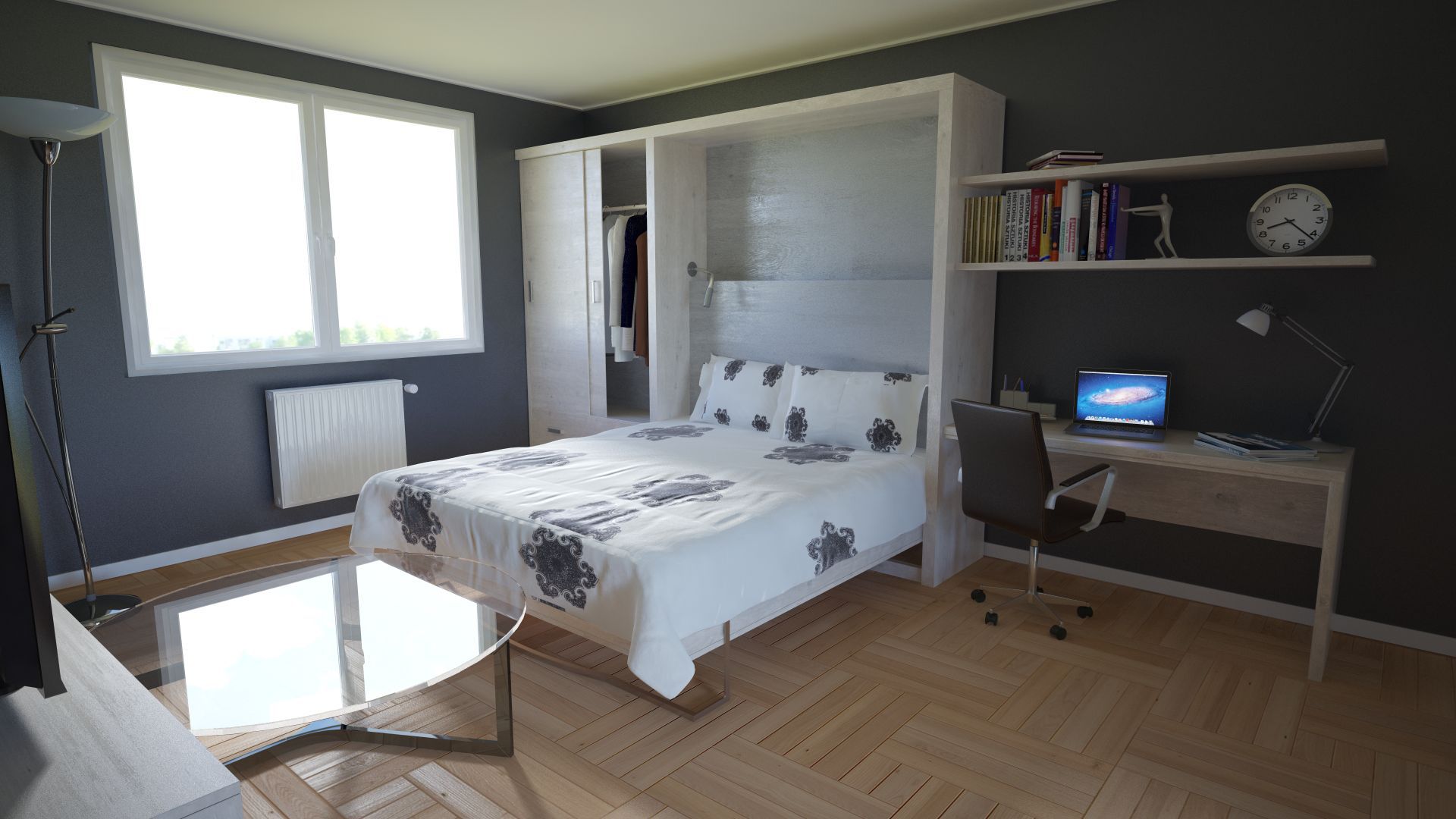 Hubbett - YOU SIMPLE - LIFTSECURITY - Doppelbett / modern / modular