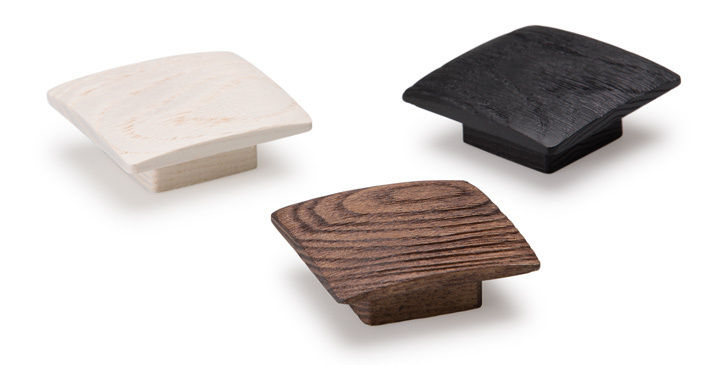 Moderner Möbelknopf - 0167 BALTO - VIEFE - Holz