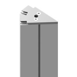 Aluminiumprofil - WP 840-150 - OCTANORM - Eck / Zimmerei / für Pfosten ...