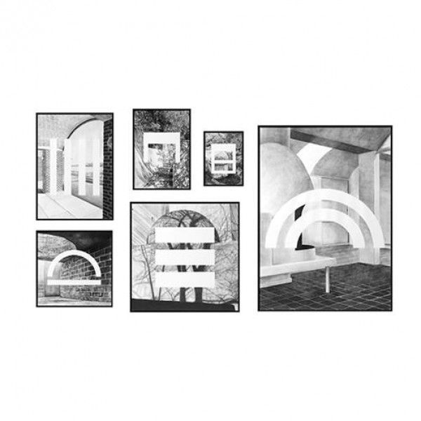 Modernes Gemälde - SILHOUETTE PRINT - by Lassen