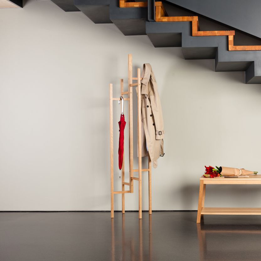 Bodenstehender Garderobenständer - EIGEN - Woodman Ltd. - modern / aus