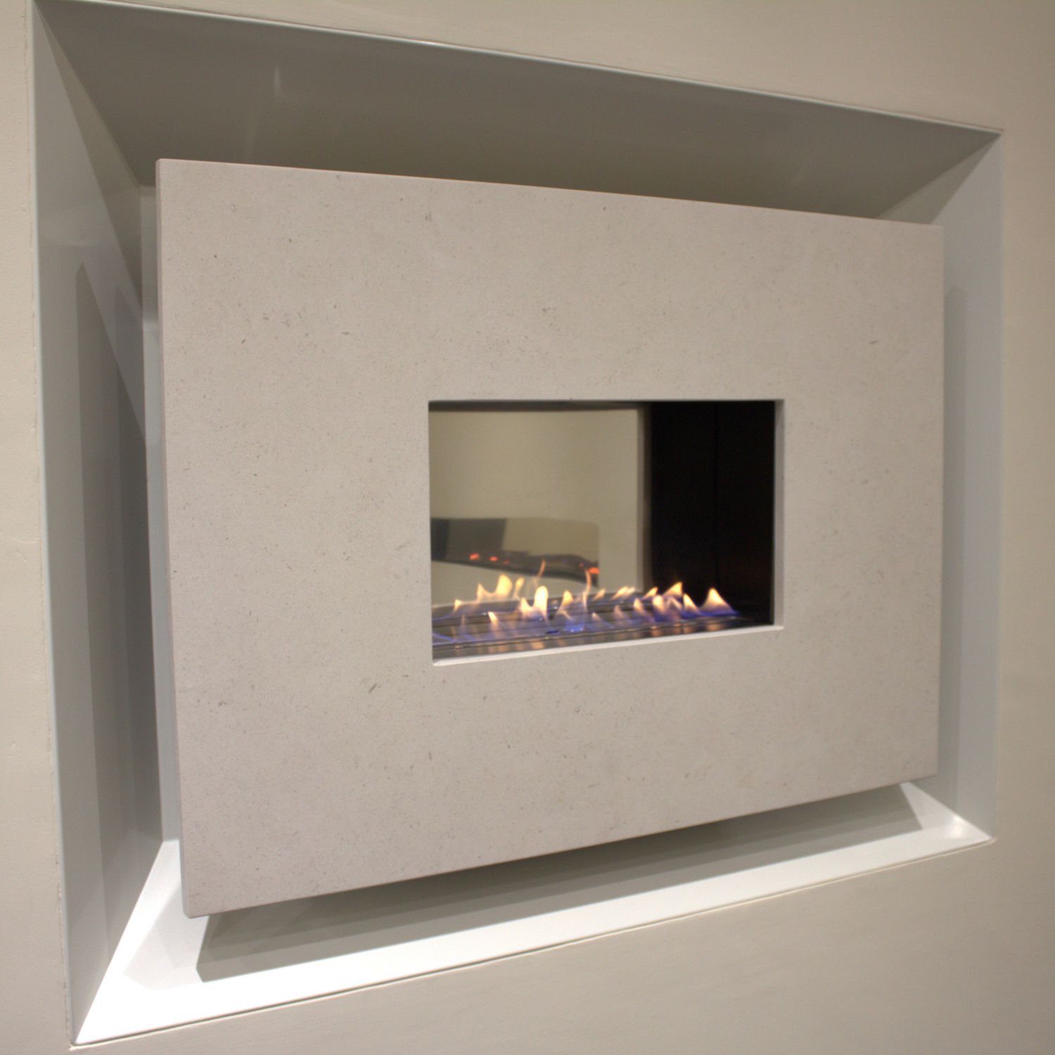 Gaskamin - CLASSICO - CVO FIRE - modern / offene Feuerstelle / Einbau