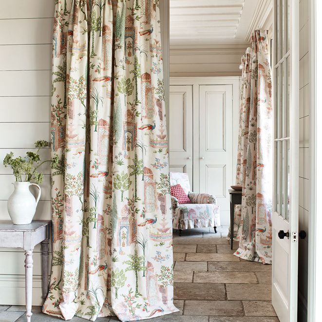 Möbelstoff - PERSIAN GROVE - Jane Churchill - Gardinen / Motiv / Baumwolle