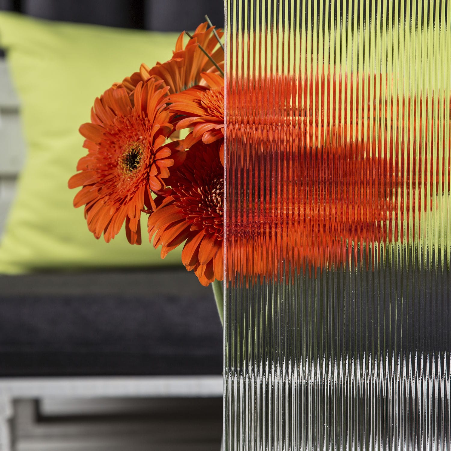 Strukturglasscheibe Ornament FR Glasfabrik Lamberts GmbH & Co. KG