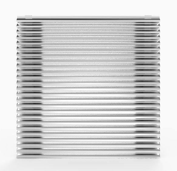 Metall Lüftungsgitter - Weiße Entlüftungsabdeckung Mit Netz (200x400mm)