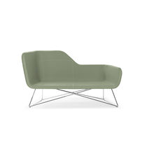 Modernes Sofa / Stoff / Metall / für öffentliche...