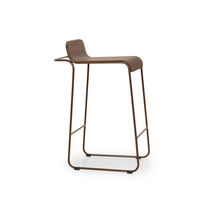 Moderner Barhocker / Holz / Metall / Objektmöbel
