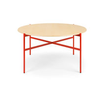 Moderner Tisch / Massivholz / aus MDF /...