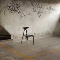 Moderner Stuhl / Stapel / aus Nussbaum /...