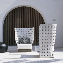 Moderner Sessel / Stoff / Polyethylen /...