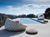 Rundes Sofa / modern / Garten / Synthetikfaser