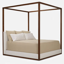 Himmelbett / Doppelbett / modern / Kirschbaum