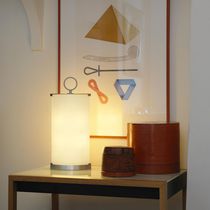 Tischlampe / modern / Metall / Glas